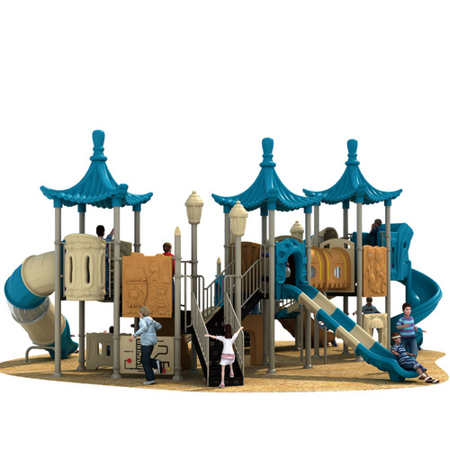 Factory Direct Sale Kindergarten Outdoor Large Pergola Combination Slide Community Non-motorized Non-standard Playground Equipment