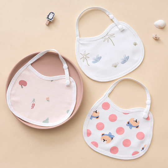 Newborn saliva towel for boys and girls baby bib pocket children waterproof milk spitting cushion towel for small baby cotton summer thin