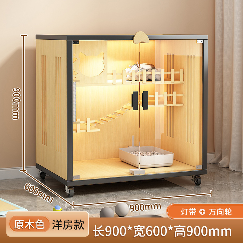 デュプレックスロフト多層猫ヴィラ猫ハウス猫キャビネット特大フリースペース高級家庭用屋内超大容量猫|undefined
