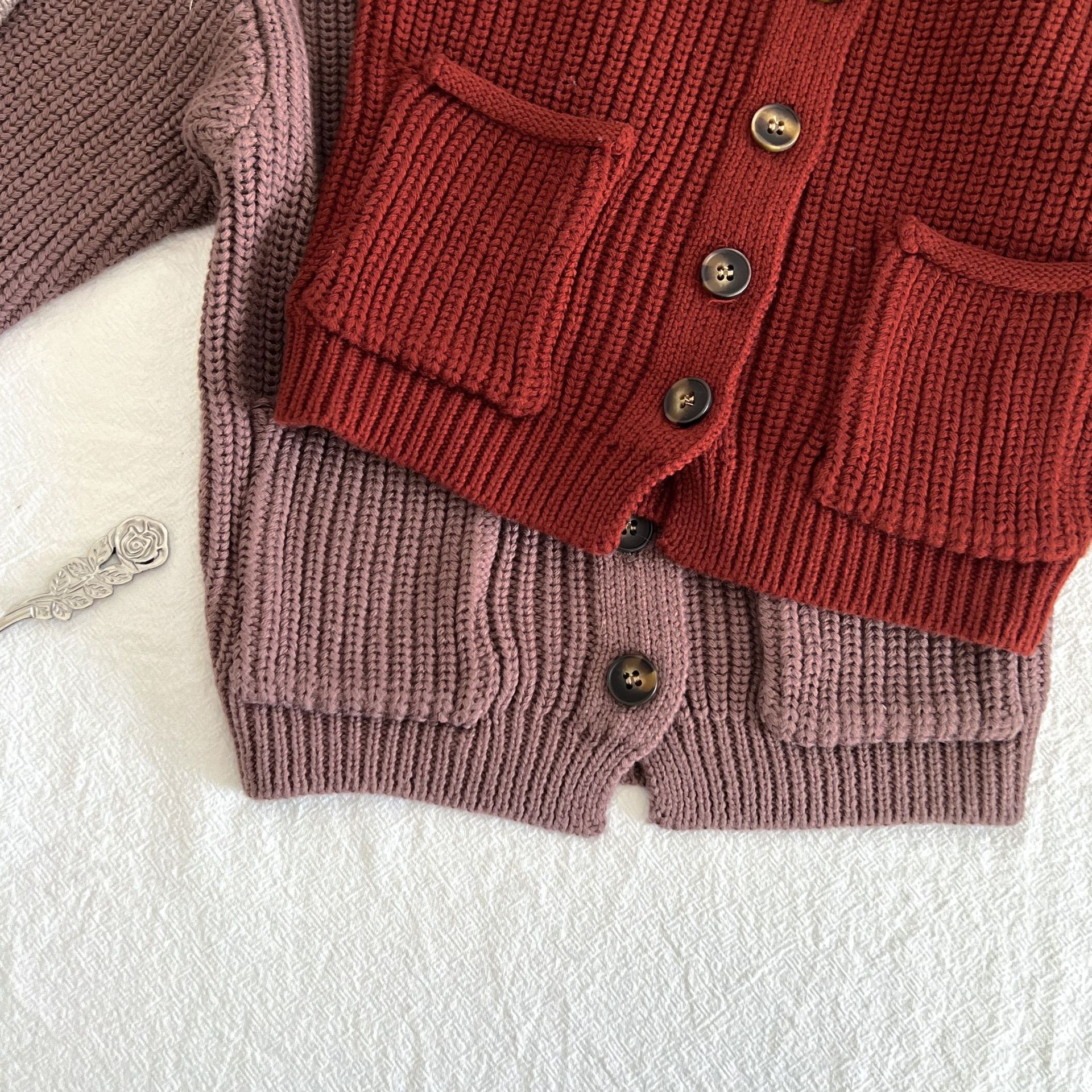 Title 10, Cardigan Tricoté pour Bébés et Tout-Petits Vest...