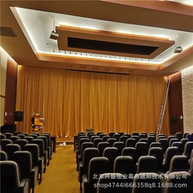 阳篷、雨篷;舞台幕布;卷帘