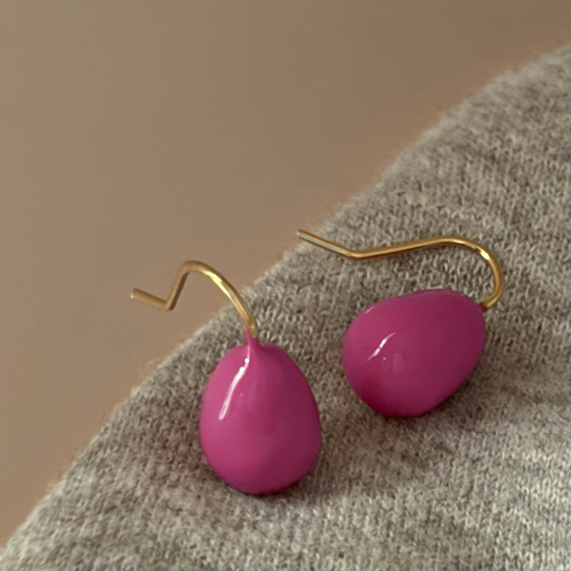 Gancho para la oreja-dorado-rosa