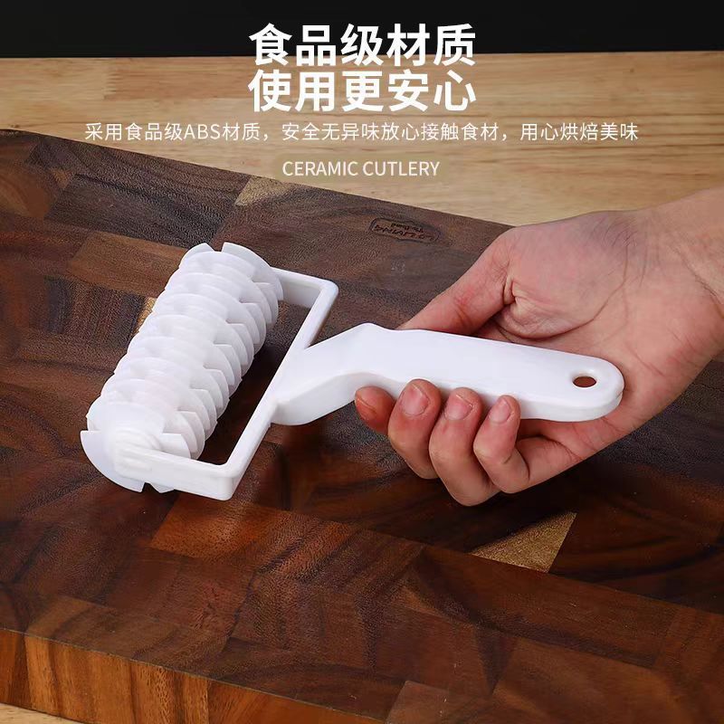 不锈钢披萨滚针双头排气防鼓包披萨烘焙工具面团扎孔针商用披萨针|undefined
