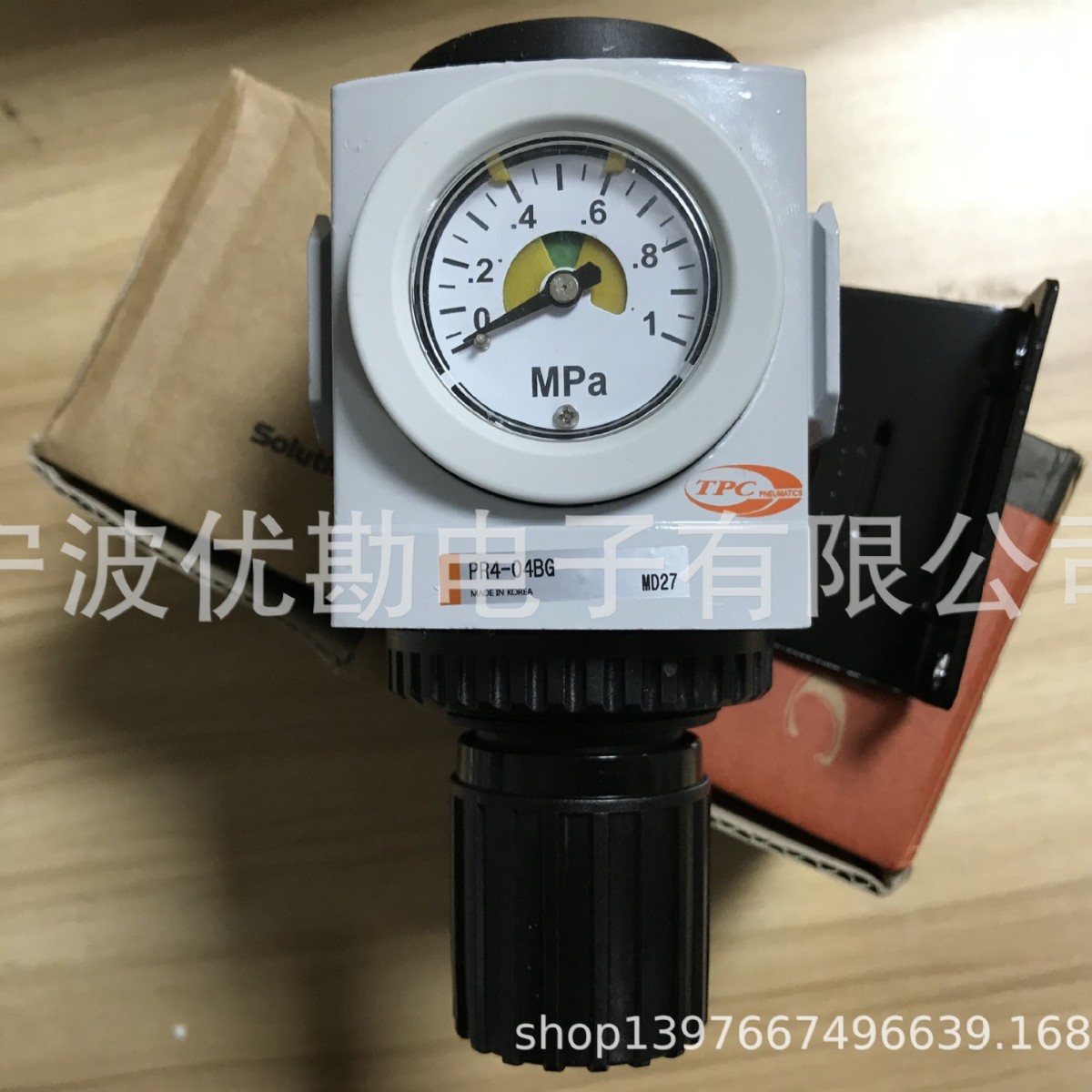 代理韩国TPC气动元件 大量供应调压阀减压阀PR4-04BG-T