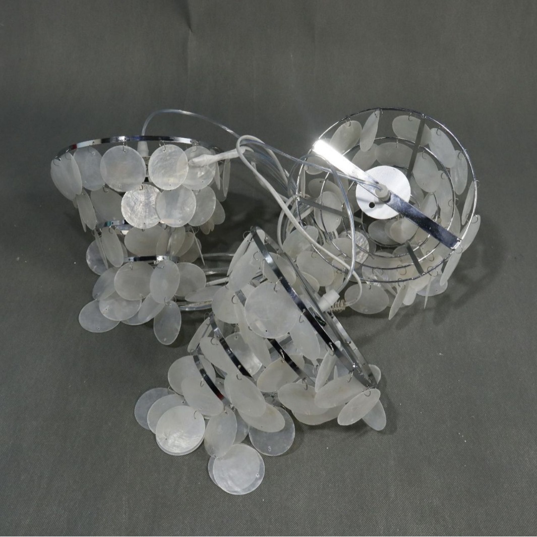 Disposición del sitio de la boda accesorios tres extremos joyas chandeliers de aire salón de bodas hotel decoración del escenario lámpara de boda led