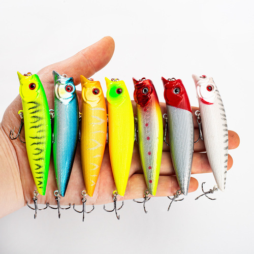 Water surface system hits the water wave and climbs 9.5cm/12g long-range lure bait noise fake bait freshwater sea bass blackfish