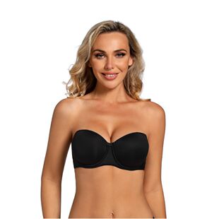 Cross-border foreign trade underwear wholesale Full Cup European and American sexy glossy detachable shoulder strap tube top plus size bra bra