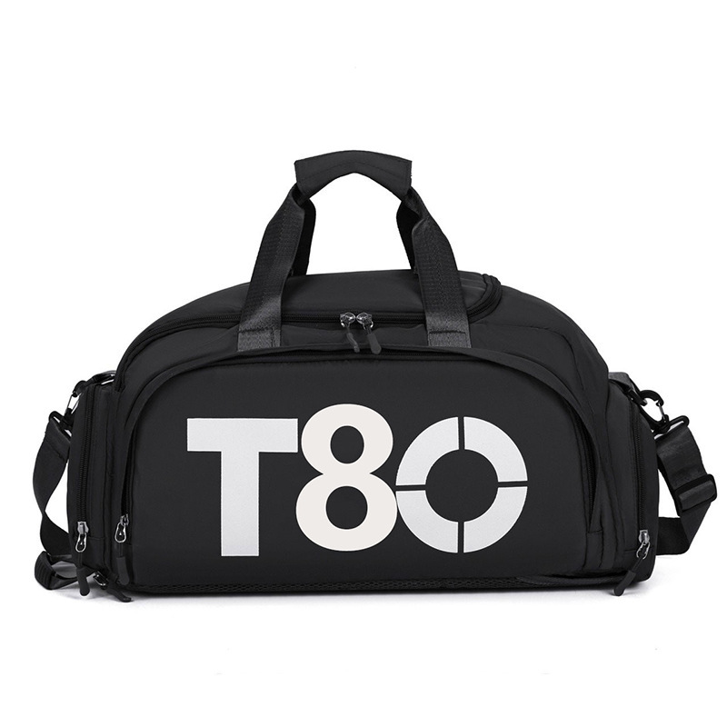 New cross-border sports and fitness backpack with dry and wet separation, unisex travel bag, stylish and versatile, with separate shoe compartment