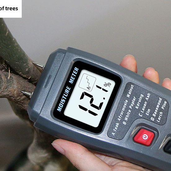 Влажность влажности коробки пола тестера содержания влаги тестера влаги деревянная измеряя Влагомер без батареи