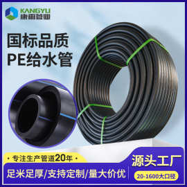 厂家批发hdpe排水管pe给水管市政工程灌溉矿用管外贸pe穿线管pe管