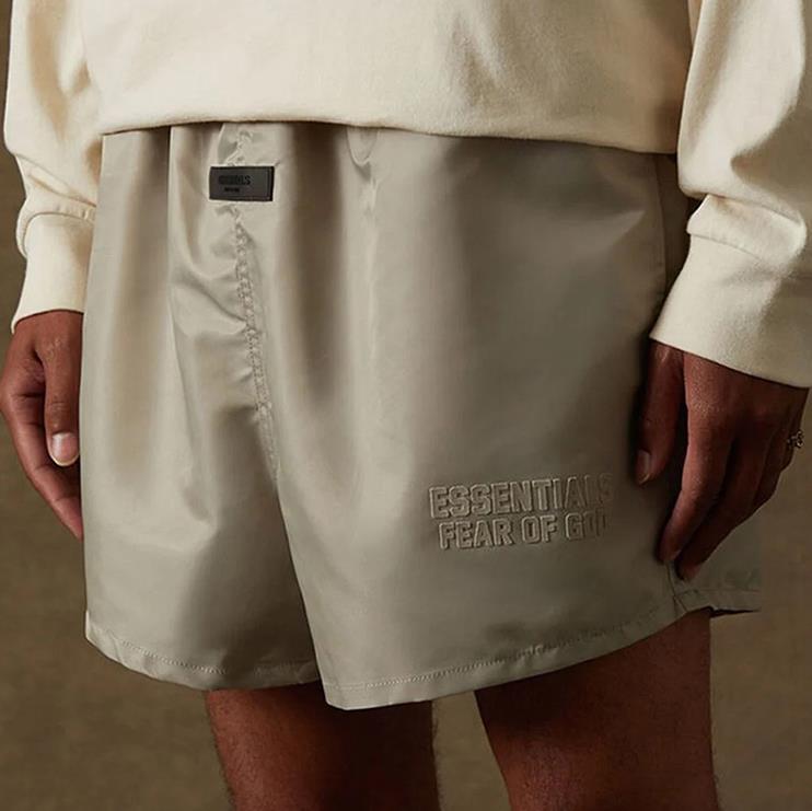 Fog Essentials American-Style Trendy Brand Flocked Letter Print Woven Nylon Shorts Zgpb Fog Essentials American-Style Trendy Brand Flocked Letter Print Woven Nylon Shorts Zgpb