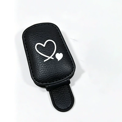 Glasses Clip, Car Glasses Clip/Bill Clip - heart-shaped-eyeglass-clip