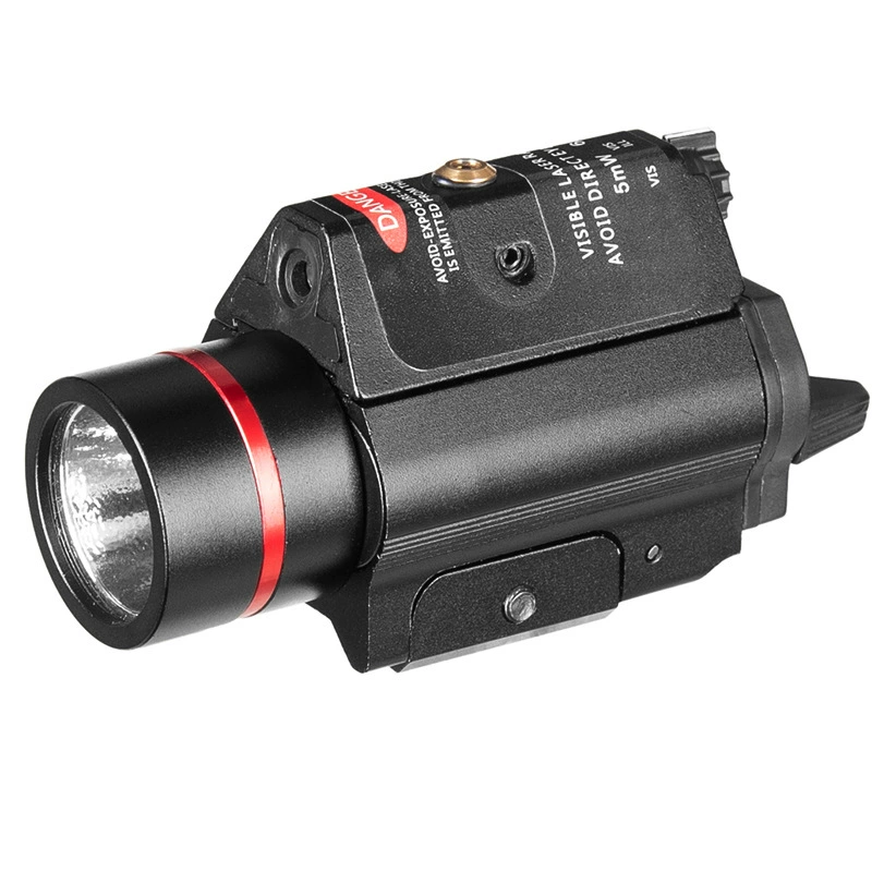 Уличный цельнометаллический красный лазерный фонарик M6, светодиодный антисейсмический Тактический осветительный фонарь дальнего действия