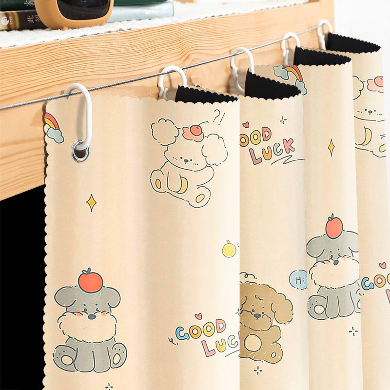 Dormitorio de estudiantes universitarios fuerte cortina de cama de sombra dormitorio superior cortina de sombra masculina cortina de cama femenina cortina de tela gruesa cortina de cama