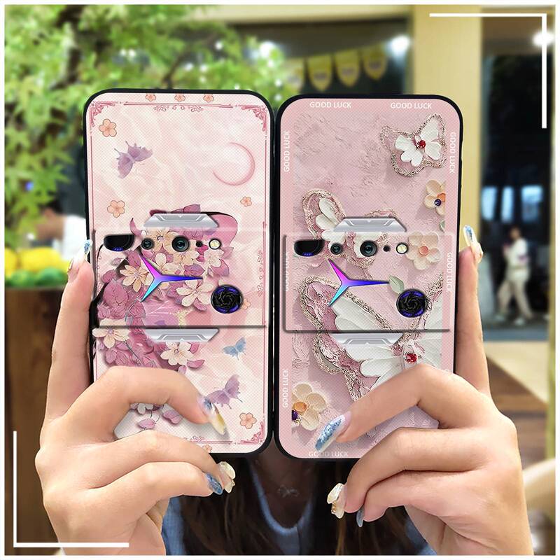 Suitable for Lenovo Mobile Phone Case, Luxury Graffiti Dust-Proof Flower, Personalized Couple Texture, Trendy Soft Shell for Women and Men