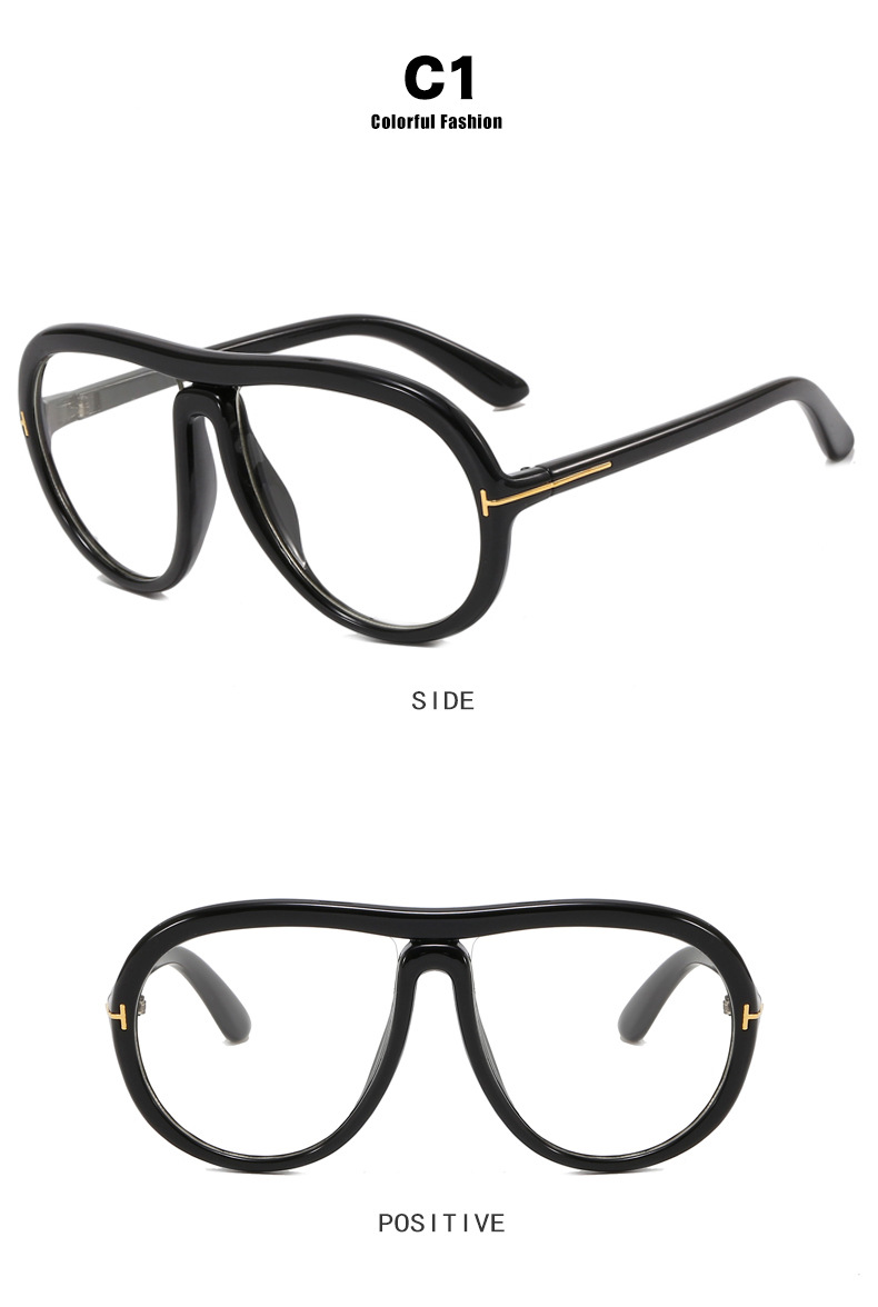 Style Simple Géométrique Ca Lunettes De Crapaud Plein Cadre Optique Lunettes display picture 6