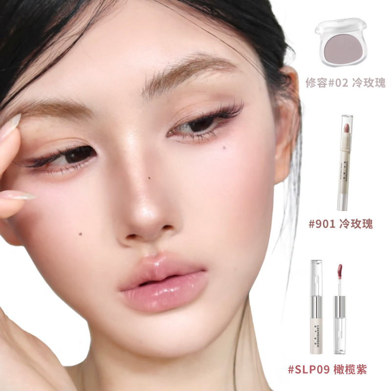 [新品热销]LEEMEMBER/荔萌修容高光粉饼小熊哑光面部修饰阴影立体|undefined
