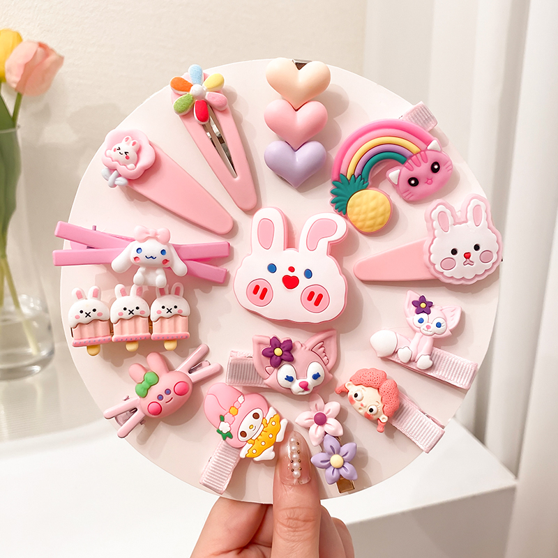 Clips de cabello para niñas, tocado para niñas, clips de cabello para niñas lindas y bonitas, clips para niñas, bebés súper lindos, Beiqin