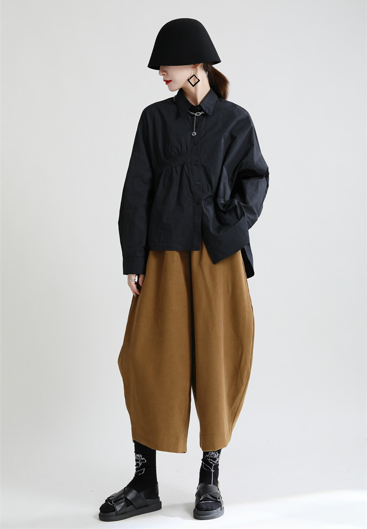 Title 3, Nuovi Pantaloni Casual Giapponesi Retro Spazzol...