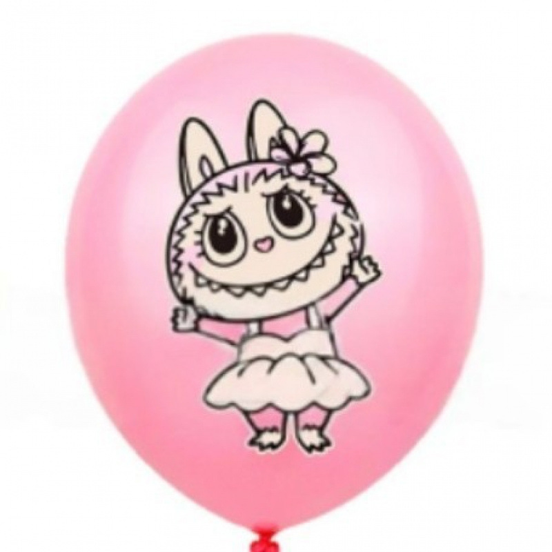 ラブブバルーン labubu クロスボーダー漫画テーマパーティー漫画バルーンセット子供のパーティー誕生日|undefined