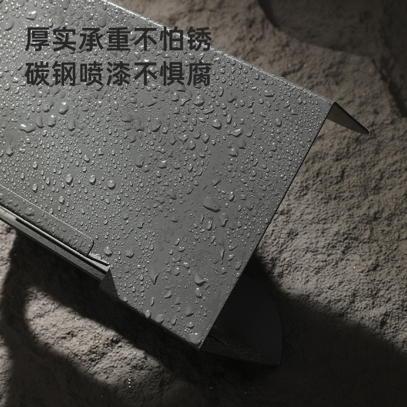 创意简约橱柜下挂式纸巾架厨房纸巾抽纸架铁艺免打孔纸巾盒收纳架|undefined