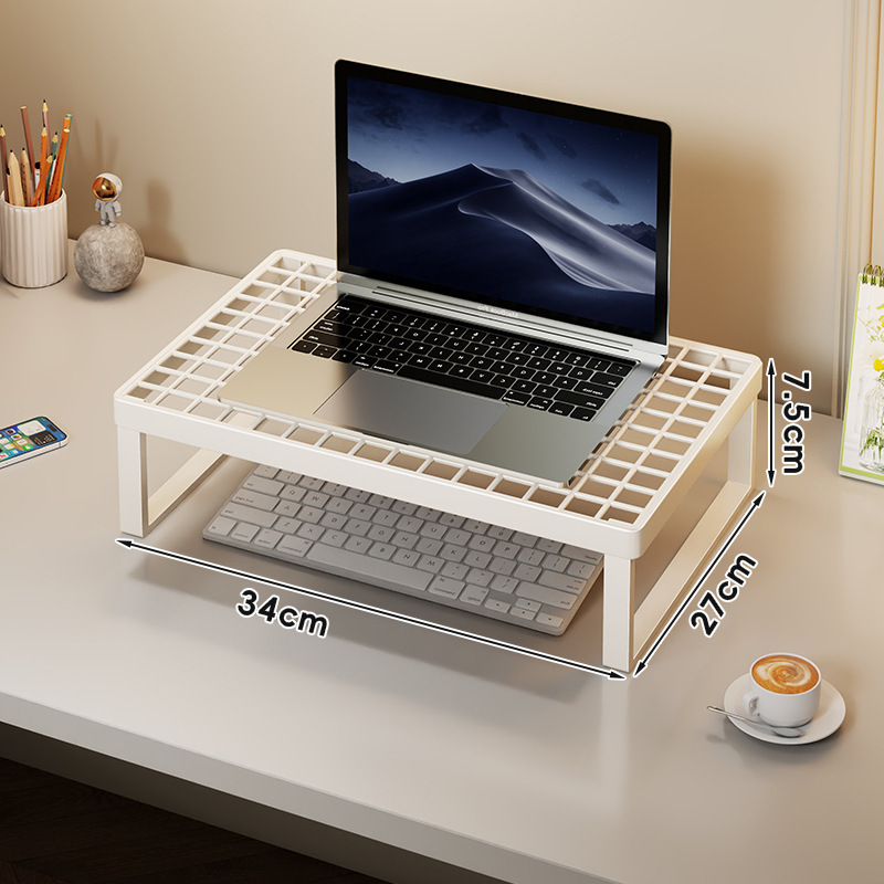 ラップトップ高架モニターブラケットパッドベースデスクトップスタンド冷却ラックデスク収納ラック|undefined