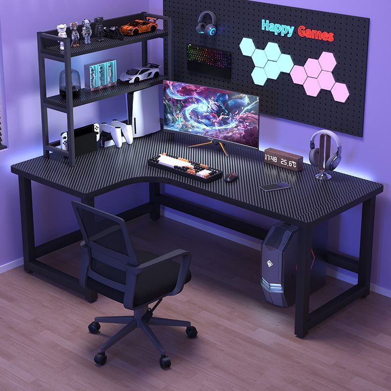 Corner Gaming Table Double Computer Table Desktop Home Desk Bookshelf Integrated Bedroom Table Office Desk Game Table