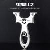 Highly precise slingshot with flat rubber bands stainless steel, new collection