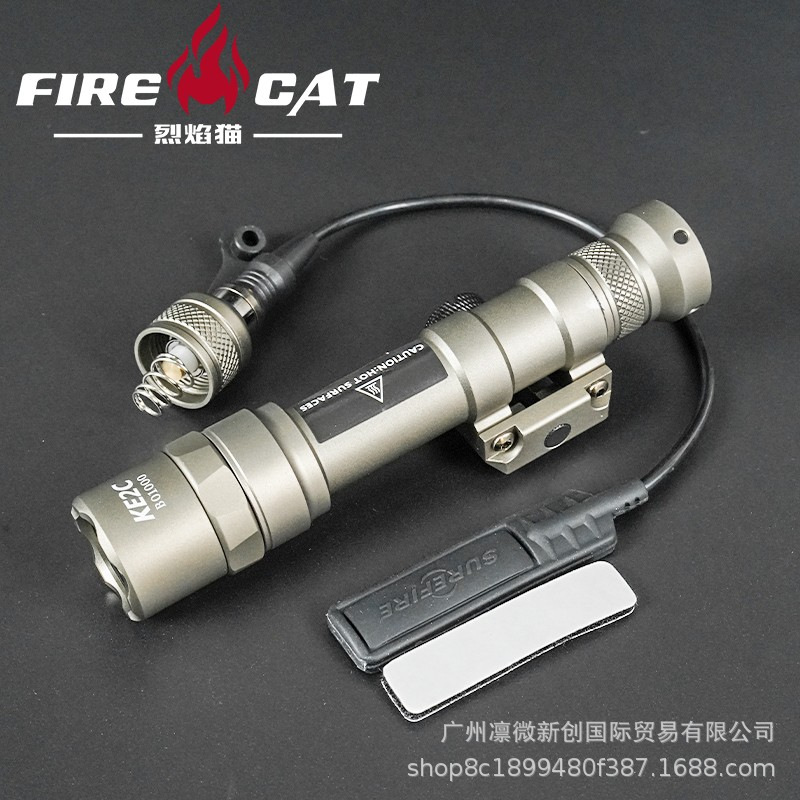 FIRECAT táctica M600B linterna mini iluminación LED iluminación al aire libre linterna cola de ratón larga iluminación