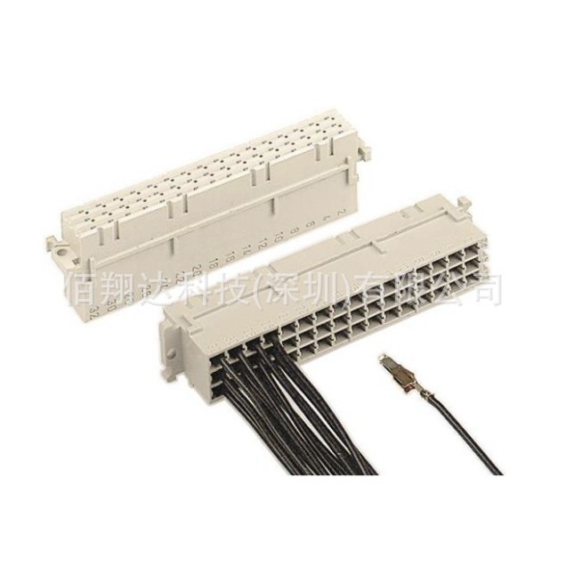 Harting 09062483201 直向 DIN 41612 插座, 压接端接