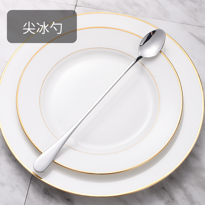 ステンレス厚手洋食食器81シリーズホテルステーキナイフフォークスプーン料理スプーン子供スプーン食事スプーン|undefined
