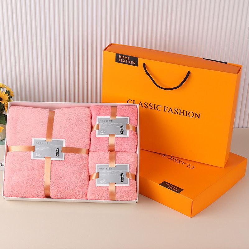 핑크색 3피스 선물 상자 세트(일반 스타일)