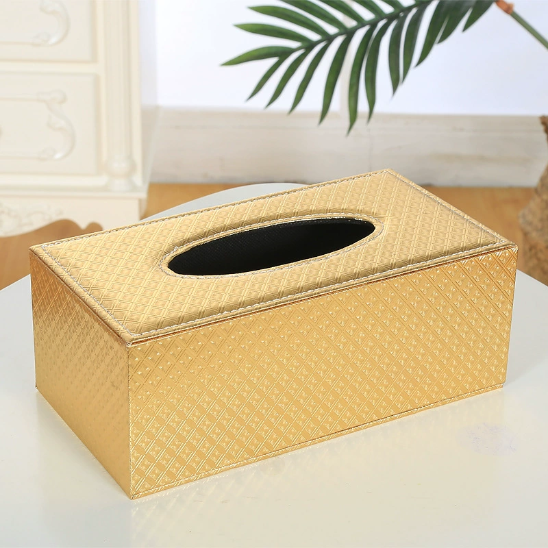 Кожаная домашняя коробка из бумаги для отеля, коробка Paper Box для KTV, автомобильная печатная коробка из бумаги, современная простая PU-бумага коробка