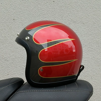 Helmets – Motosiklet kaskı (dəbilqə) - red-decal-s