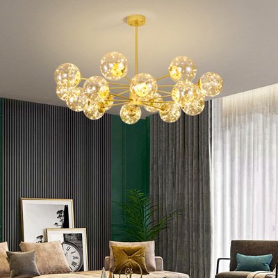 Gypsophila Beanstalk a chandelier Living room lights Northern Europe Molecular shop couture commercial 2021 New and luxurious