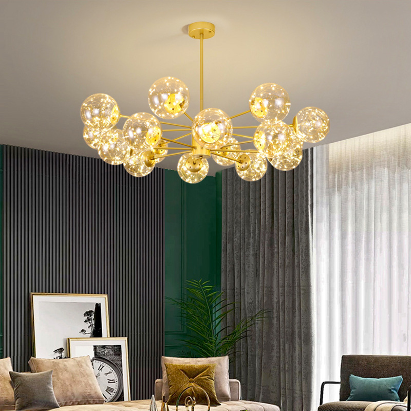 Gypsophila Beanstalk a chandelier Living room lights Northern Europe Molecular shop couture commercial 2021 New and luxurious