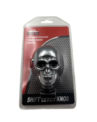 Cross-border automobile universal steering wheel booster skull booster ball bearing type labor-saving ball turning aid (Steering wheel booster) - silver-skull-iron