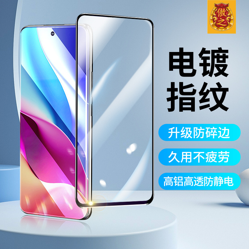 Película protectora de pantalla templada anti-reflejo y anti-estática para Redmi 13C/14C/Note12, POCO X5 Pro C40