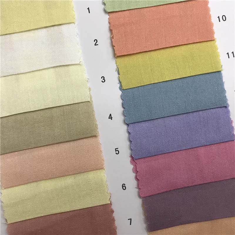 曲丝棉天丝棉面料64个颜色现货供应 上衣裙子套装面料 M801008