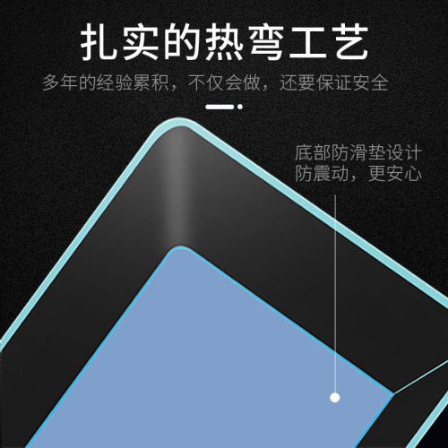 Fish tank hot-bent transparent small and medium-sized living room balcony desktop landscaping aquarium home goldfish betta glass fish tank