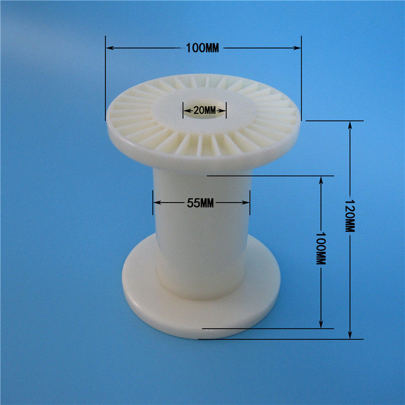 电源线一体式卷轴线盘厂家金属丝绕线盘工程塑料工字轮PC100B