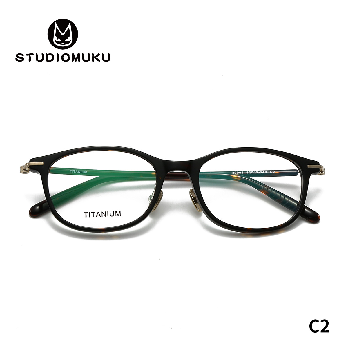 STUDIOMUKU MUKU Cool Glasses actualiza constantemente sus marcos de gafas elípticos de placa iterativos Marcos de gafas de titanio puro