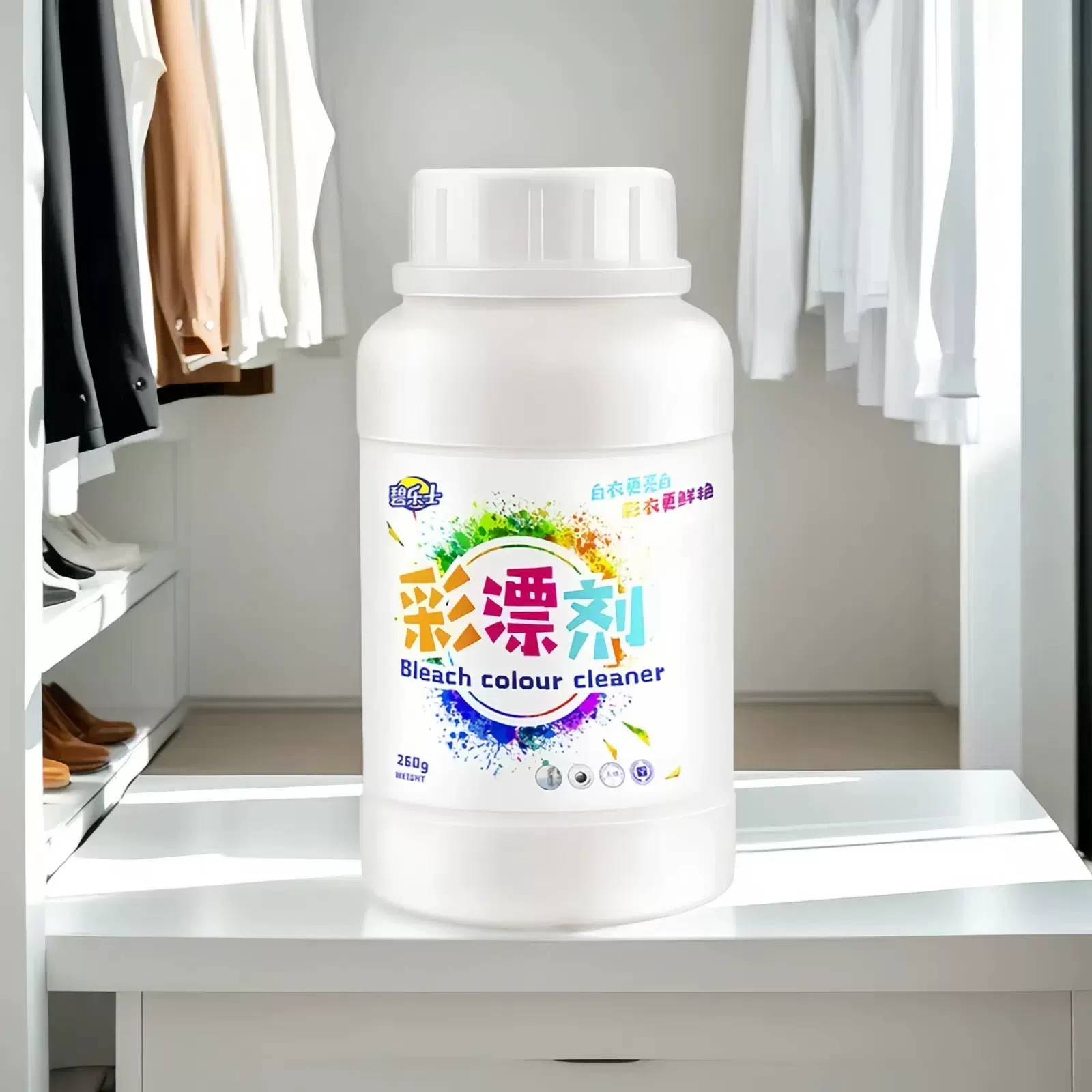 厂家现货家用衣服漂白剂去污渍去黄增白彩漂粉爆炸盐彩漂剂速溶