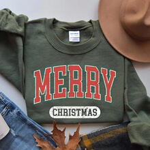 S 50027 Retro Christmas Sweatshirt ����ʥ������ �羳����