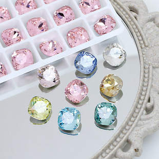 东洲水晶 Feifang Diamond K9 crystal tip bottom diamond super flash DIY jewelry accessories crystal diamond luxury jewelry accessories