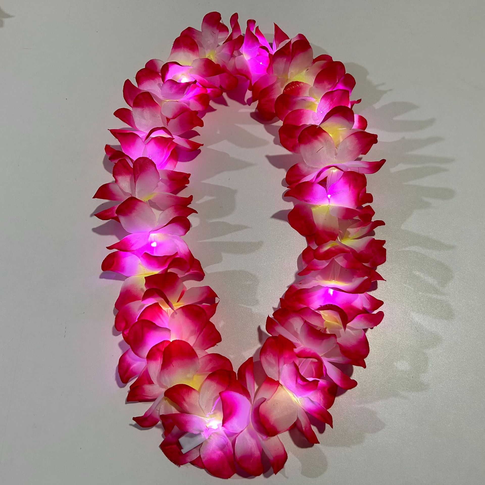 Lámpara LED de color corolla de pétalos de diámetro 11 cm 10 lámparas 24 flores al aire libre de vacaciones