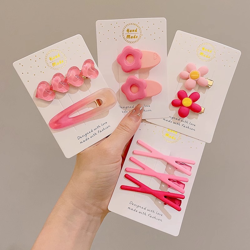 La horquilla rota de la niña clip BB frente lado flequillo lindo clip lateral clip femenino tocado horquilla de La Niña de los niños