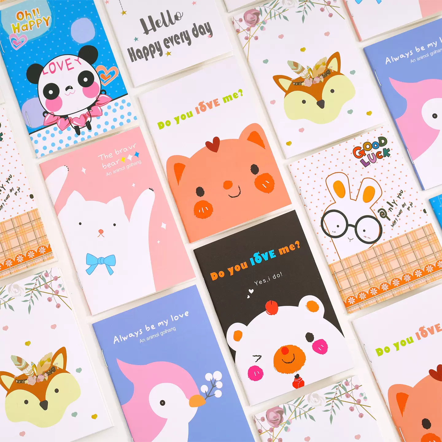 卡通迷你小本子学生分享可爱口袋本随身文具小学生本子奖励小礼品