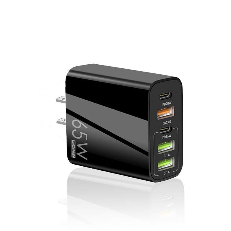 新型PD65W急速充電携帯電話充電器5V4A欧米英語PD 3USB多口アダプタ充電ヘッド|undefined