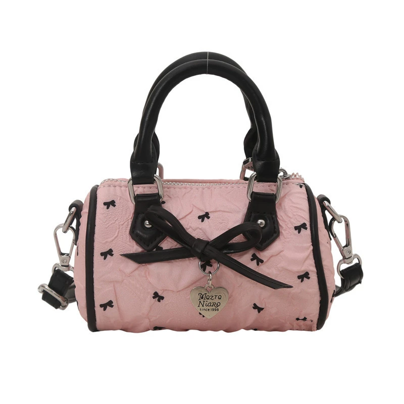 Children's bag with bow, shoulder bag, cute one-shoulder bag